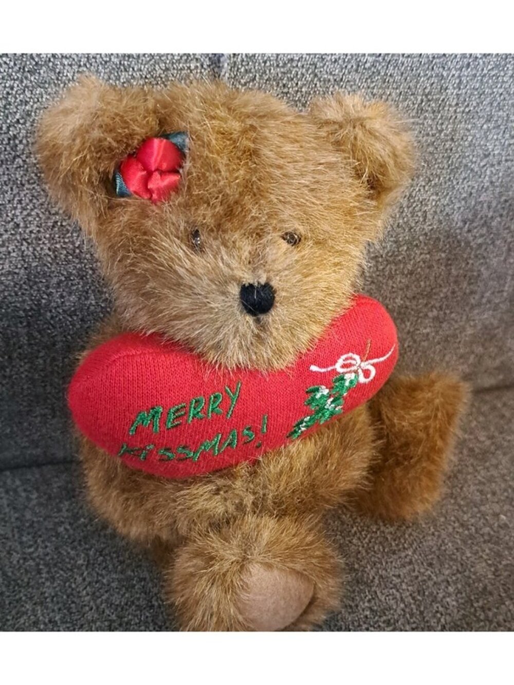 Boyds Bears Christmas Plush - Merry Kissmas - 6" Christmas Mistletoe